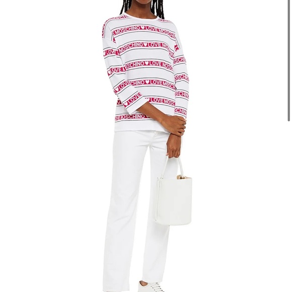 💕 💗 Love Moschino 💗💗🌸jacquard knit sweater - Picture 2 of 4